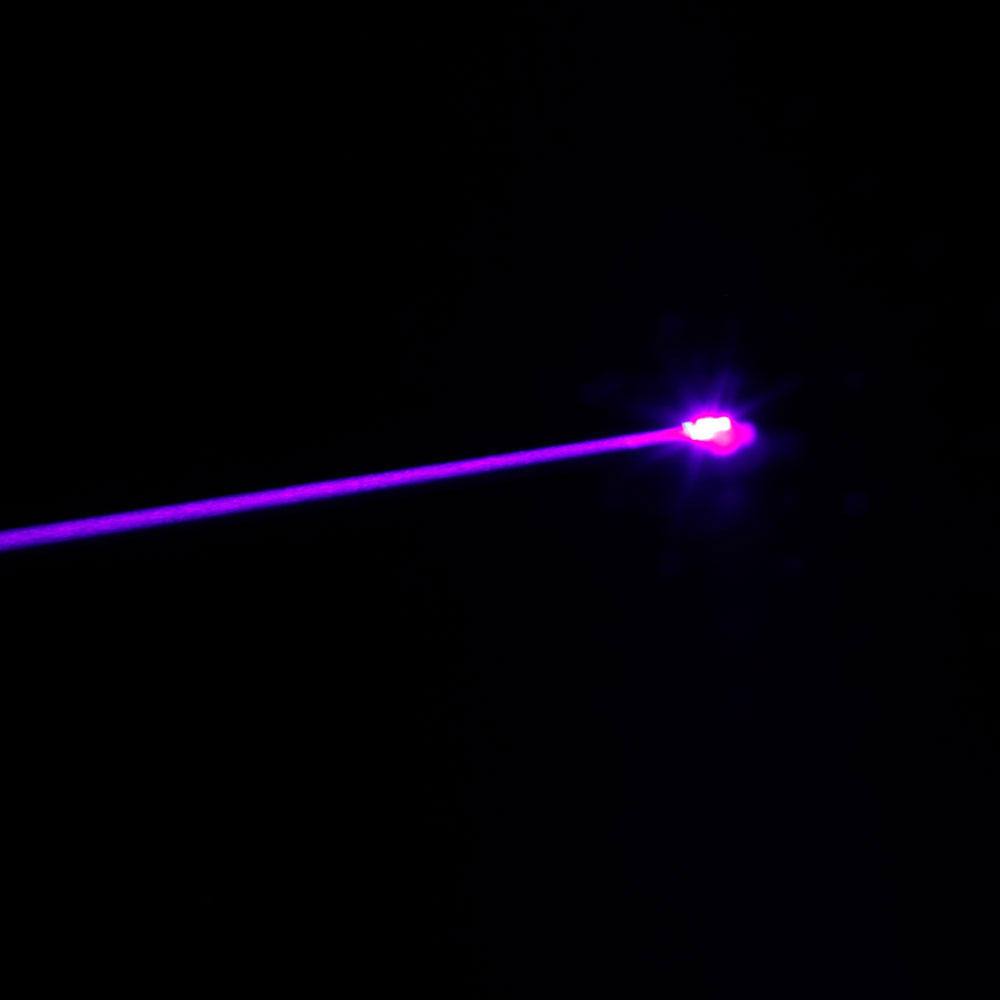 100MW Professional Purple Light Laser Pointer with Box Black (301
