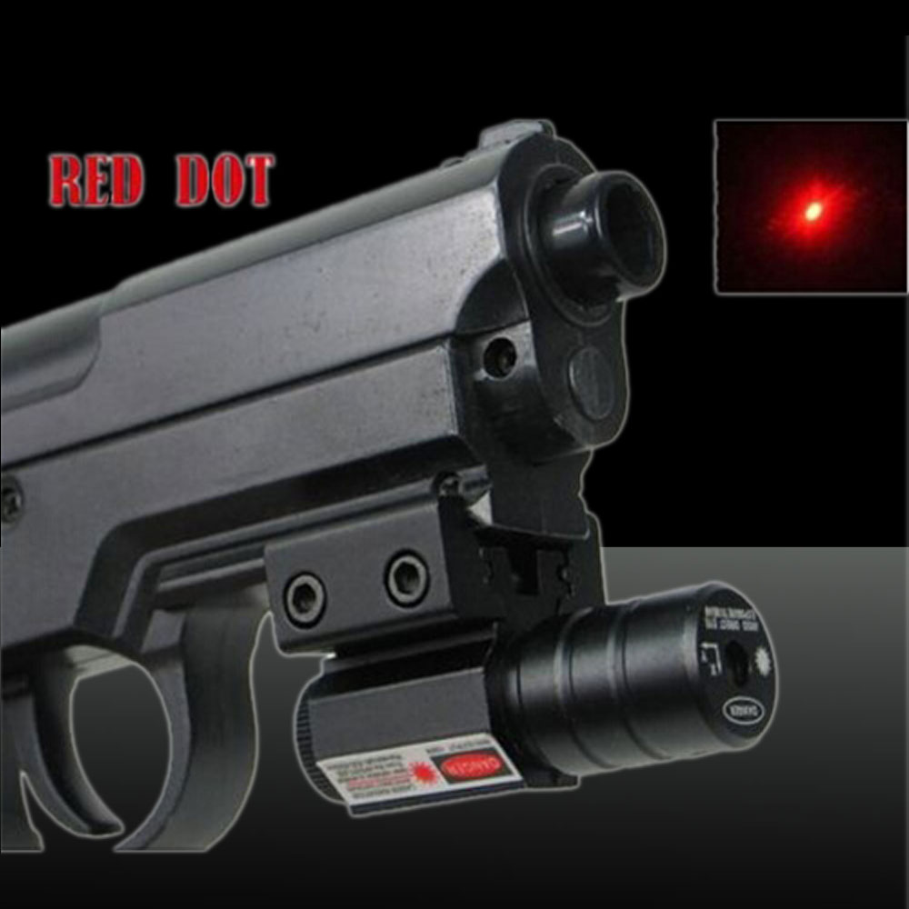 Ukling zq-8812 650nm 50 mw luz vermelha kit mira laser preto