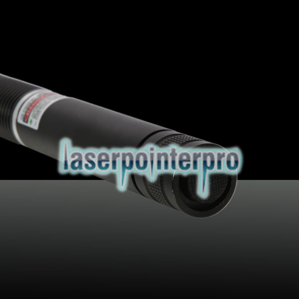 Pointeur laser vert à faisceau de 400MW (1 x 4000mAh) Noir