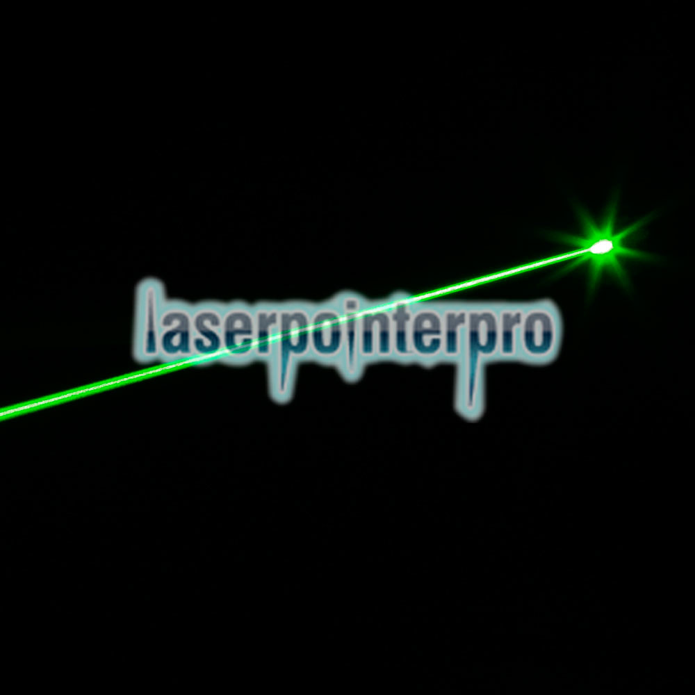 100mW Burning 532nm Green Light Light Lotus Laser Gun Sighter Nero