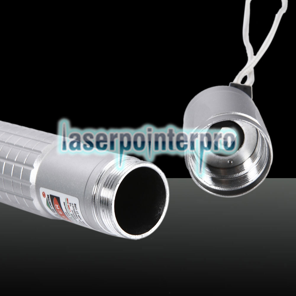 100mW 532nm grüner Lichtstrahl-Licht-Laserpointer Silver Grey 853