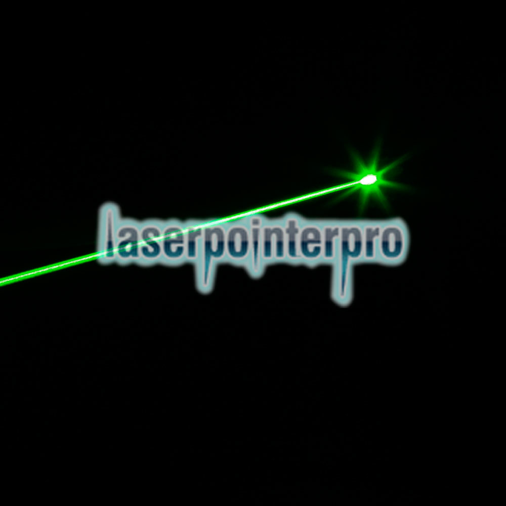 100mW 532nm Green Beam Light Laser Pointer Pen Silver Gray 853