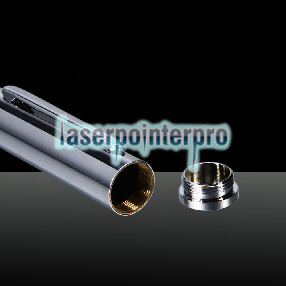 Pointeur laser à point unique 200mW 532nm Green Beam Light, argent