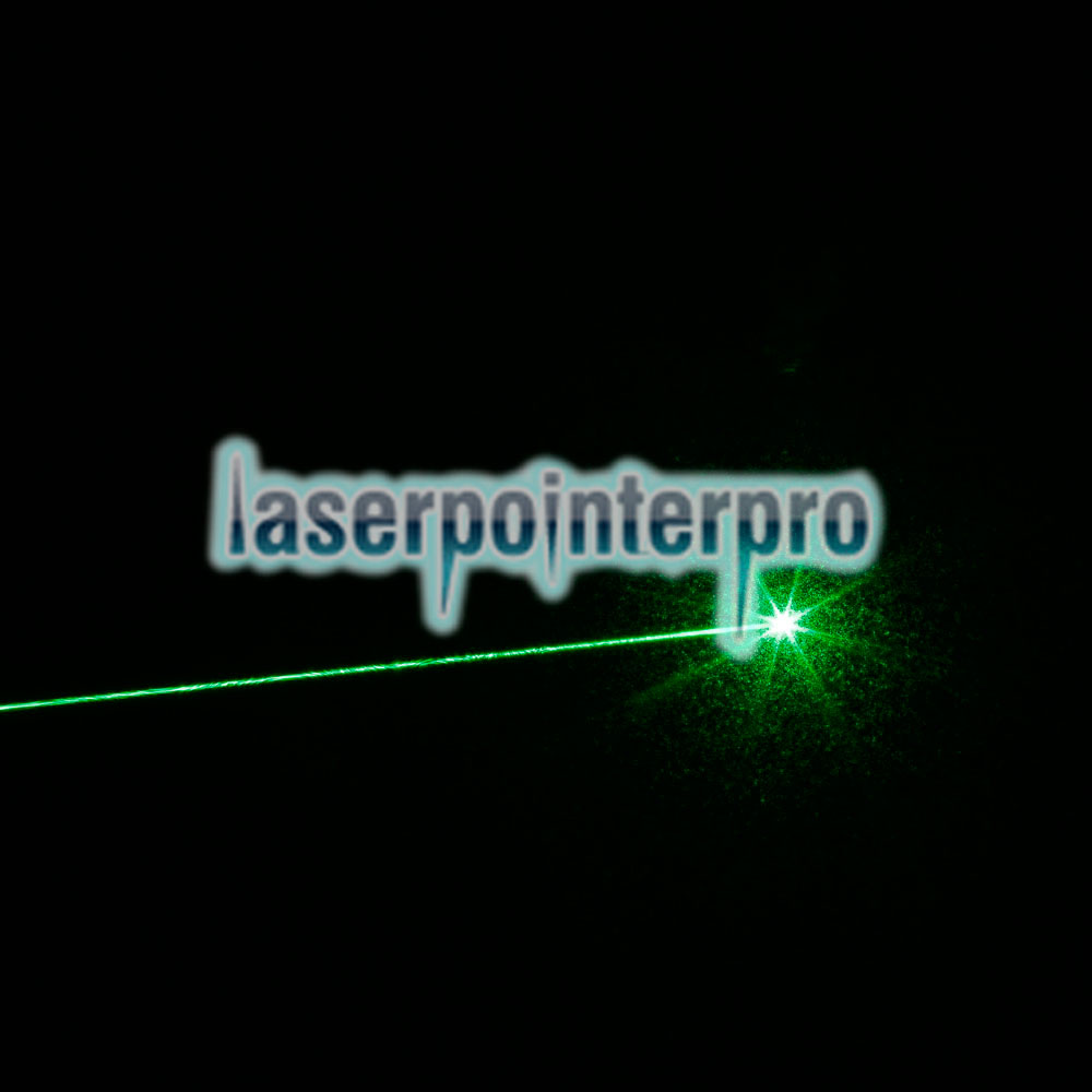 200mW 532nm feixe de luz verde ponto único ponteiro laser prata
