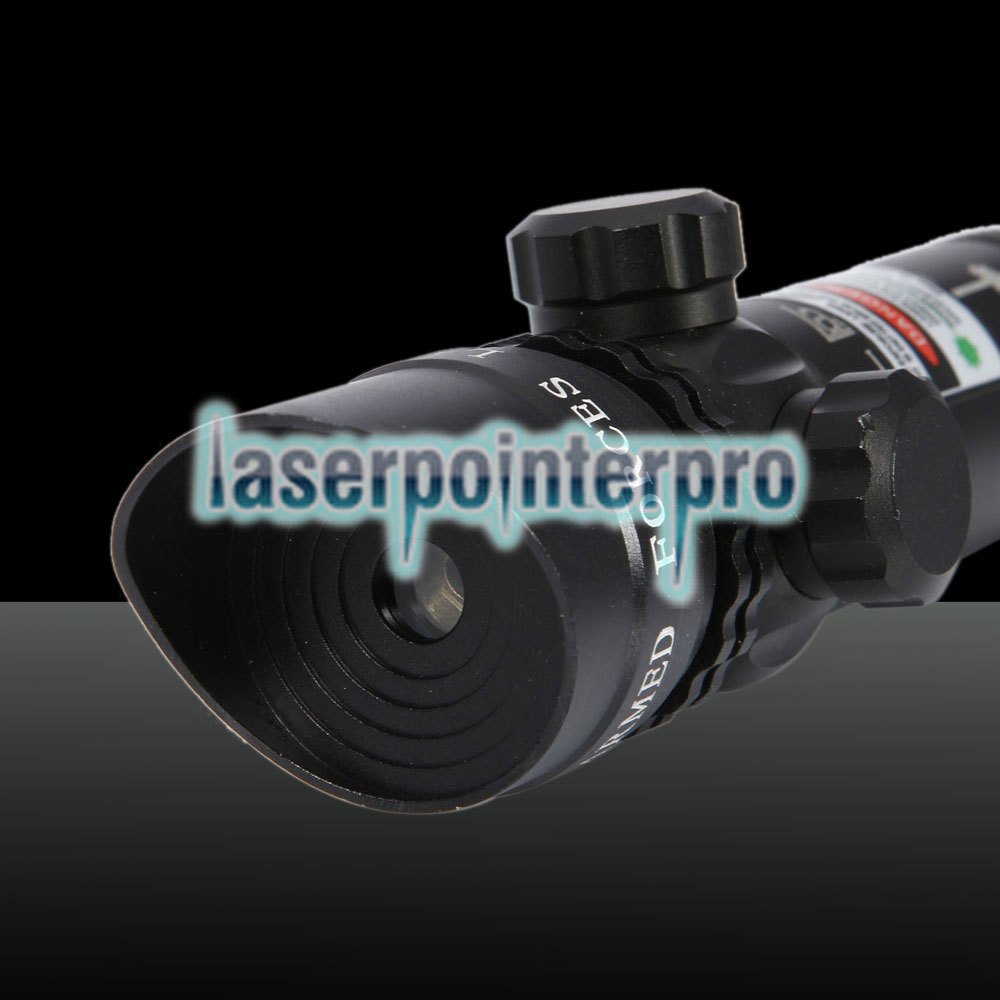 Pistola laser con testa inclinata a luce verde da 250mW 522-542nm Green Sighter Black
