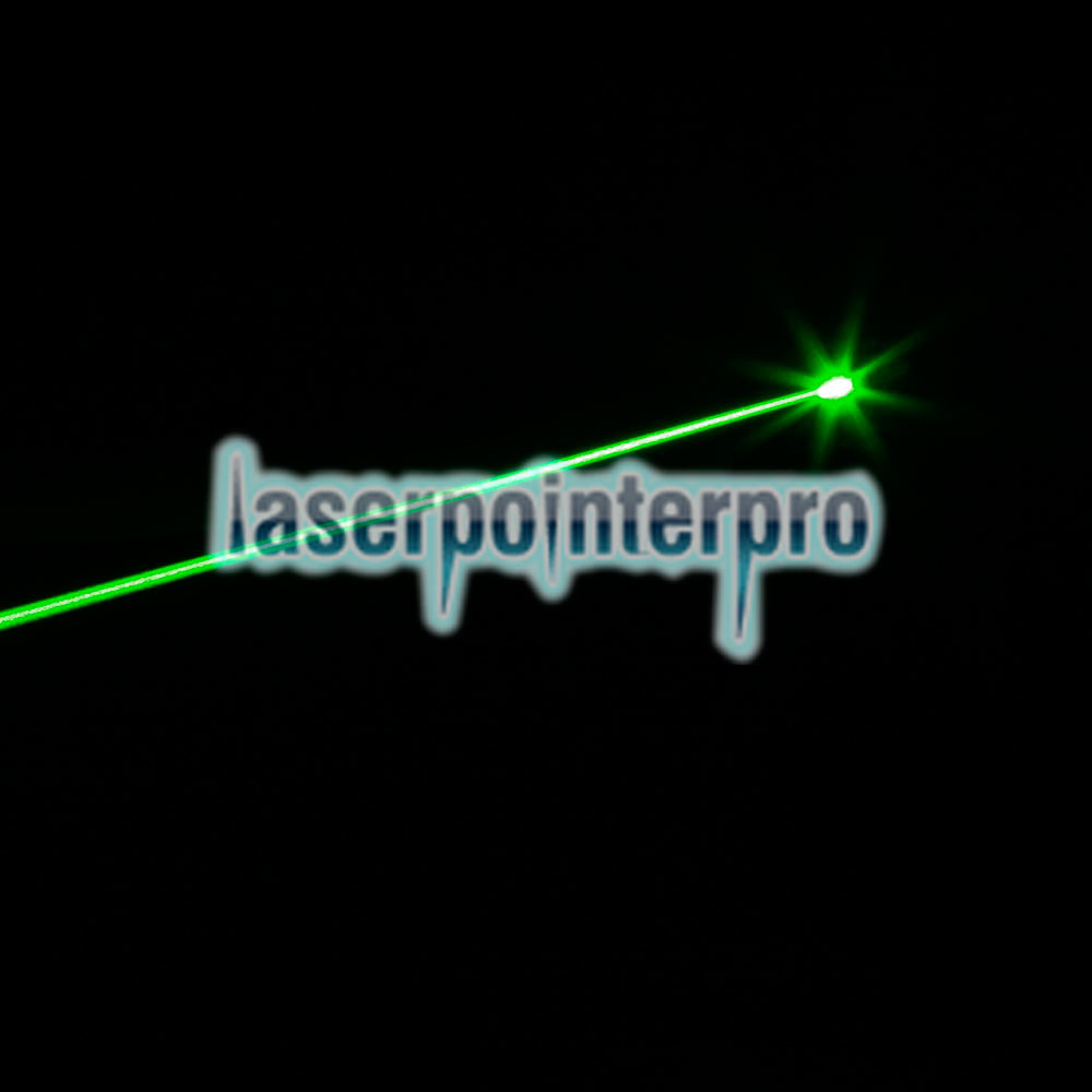 230mW 532nm grüner Lichtstrahl Laserpointer Silber