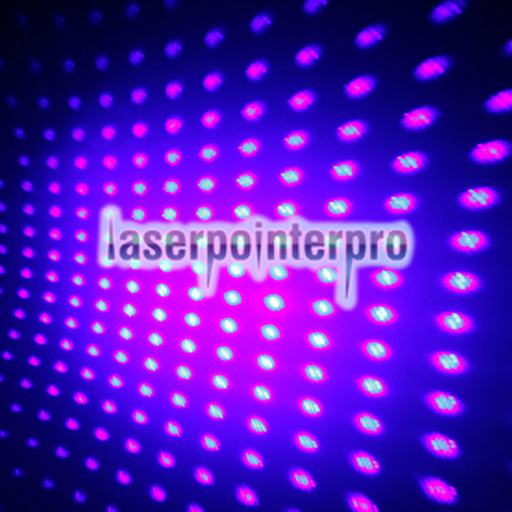 5000mW 450nm 5-in-1-Laserpointer-Kit mit blauem Lichtstrahl Schwarz