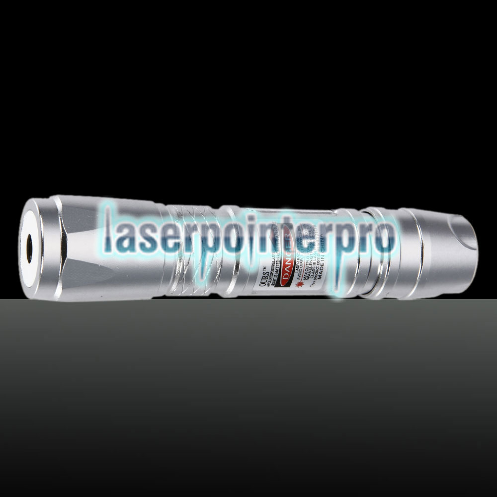 300mW 650nm Rotstrahl Licht Laser Torch Silber