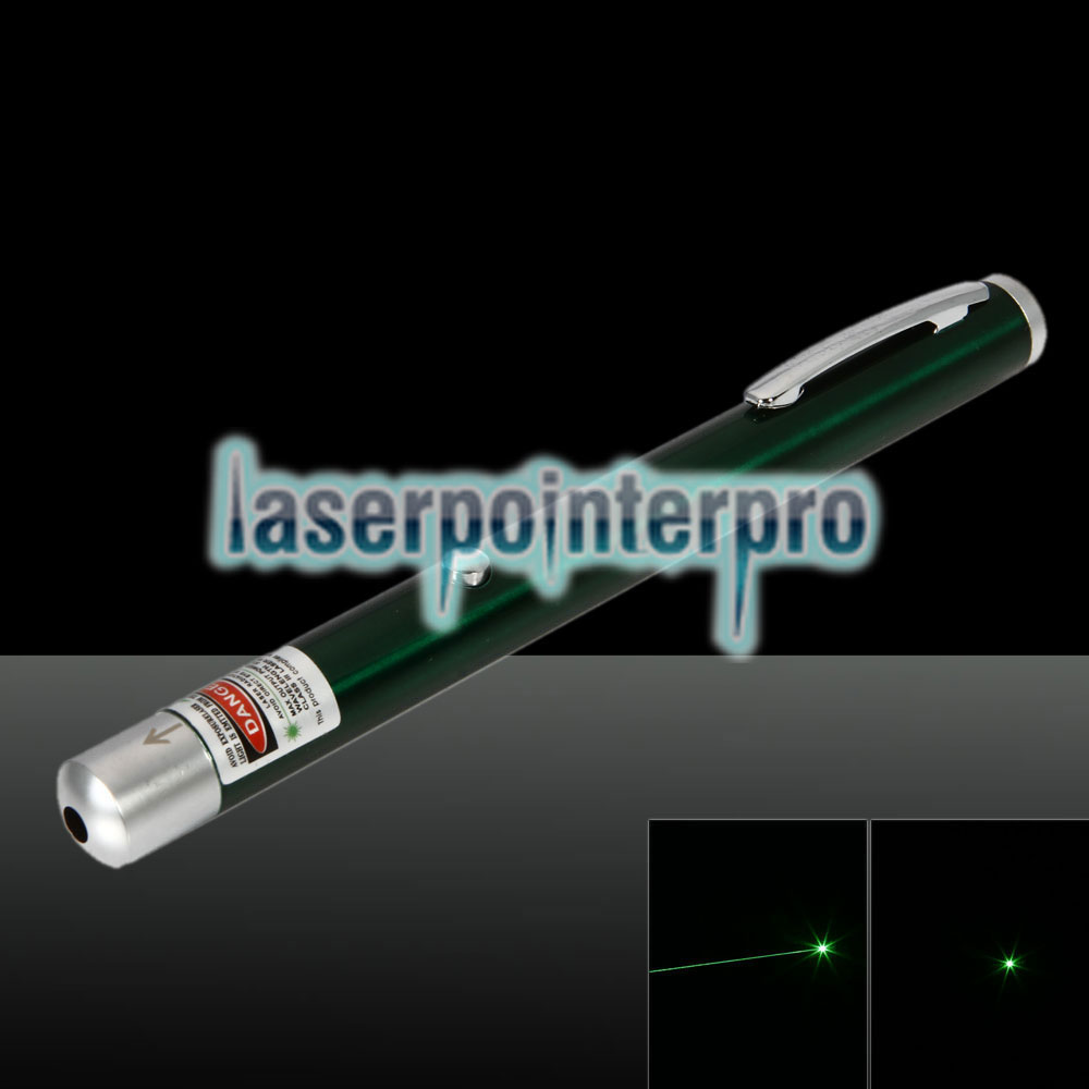 5mW 532nm Green Beam Light stylo pointeur laser rechargeable à point unique vert