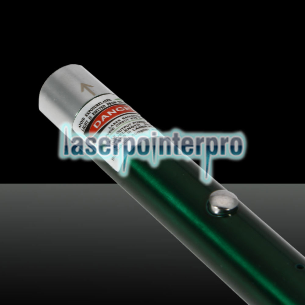 5mW 532nm Green Beam Light stylo pointeur laser rechargeable à point unique vert