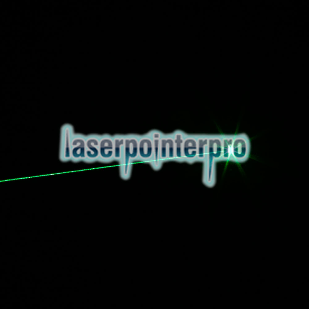 5mW 532nm Green Beam Light Single-point Rechargeable Laser Pointer Pen White