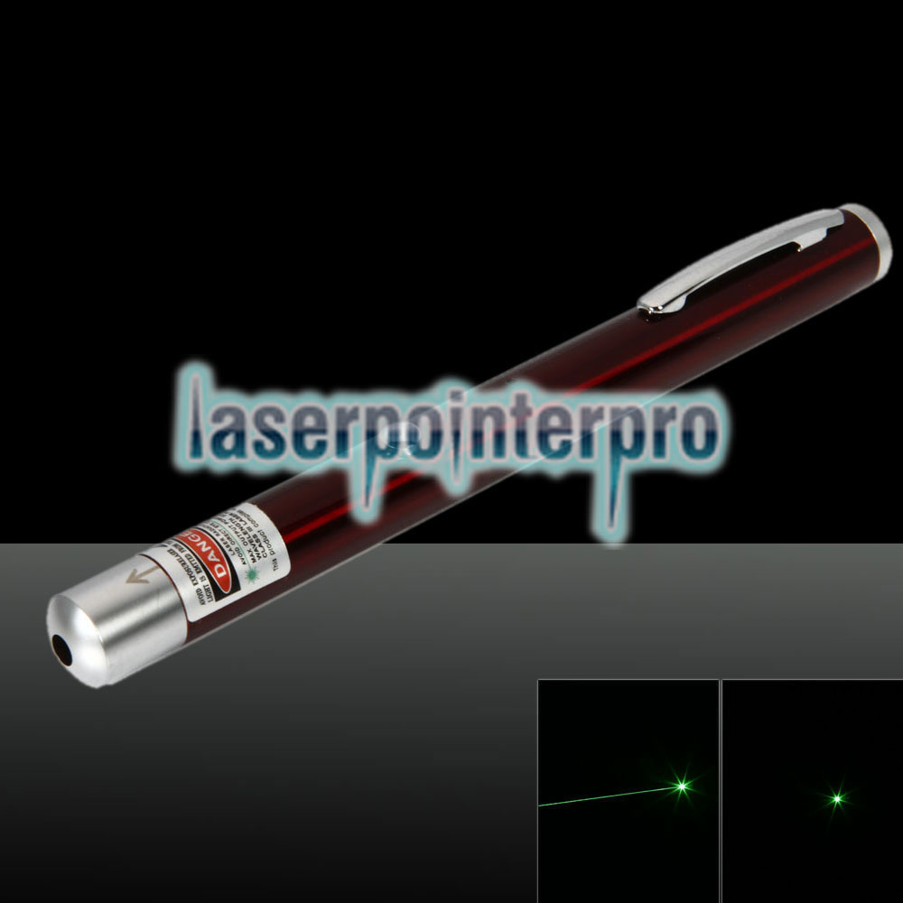 Pointeur laser rechargeable à point unique 200mW 532nm Green Beam Light, rouge