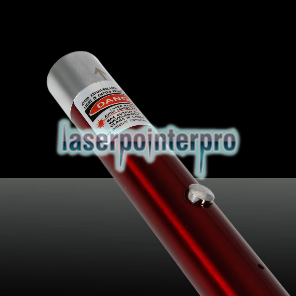 Pointeur laser rechargeable en un point, 100mW 650nm Red Beam Light, rouge