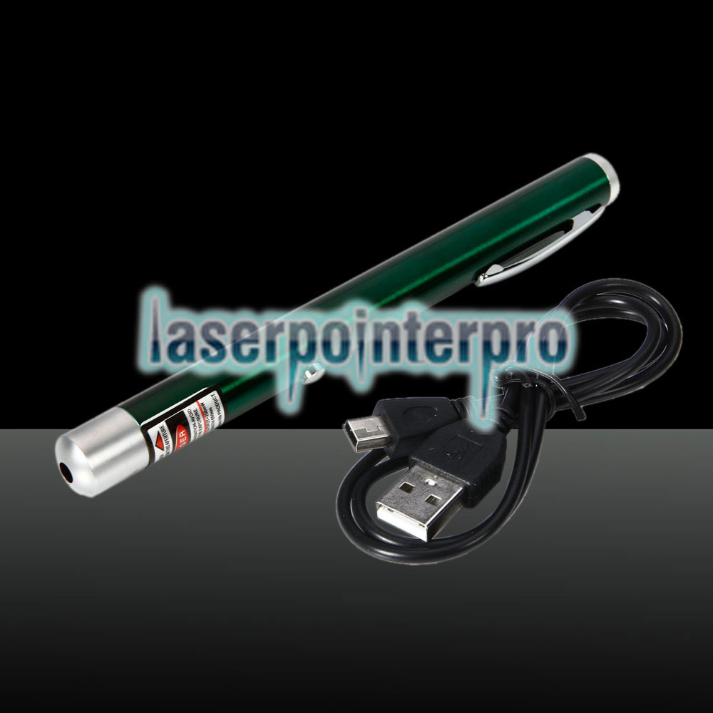 200mW 650nm Red Beam Light Single-point Rechargeable Laser Pointer Pen Green