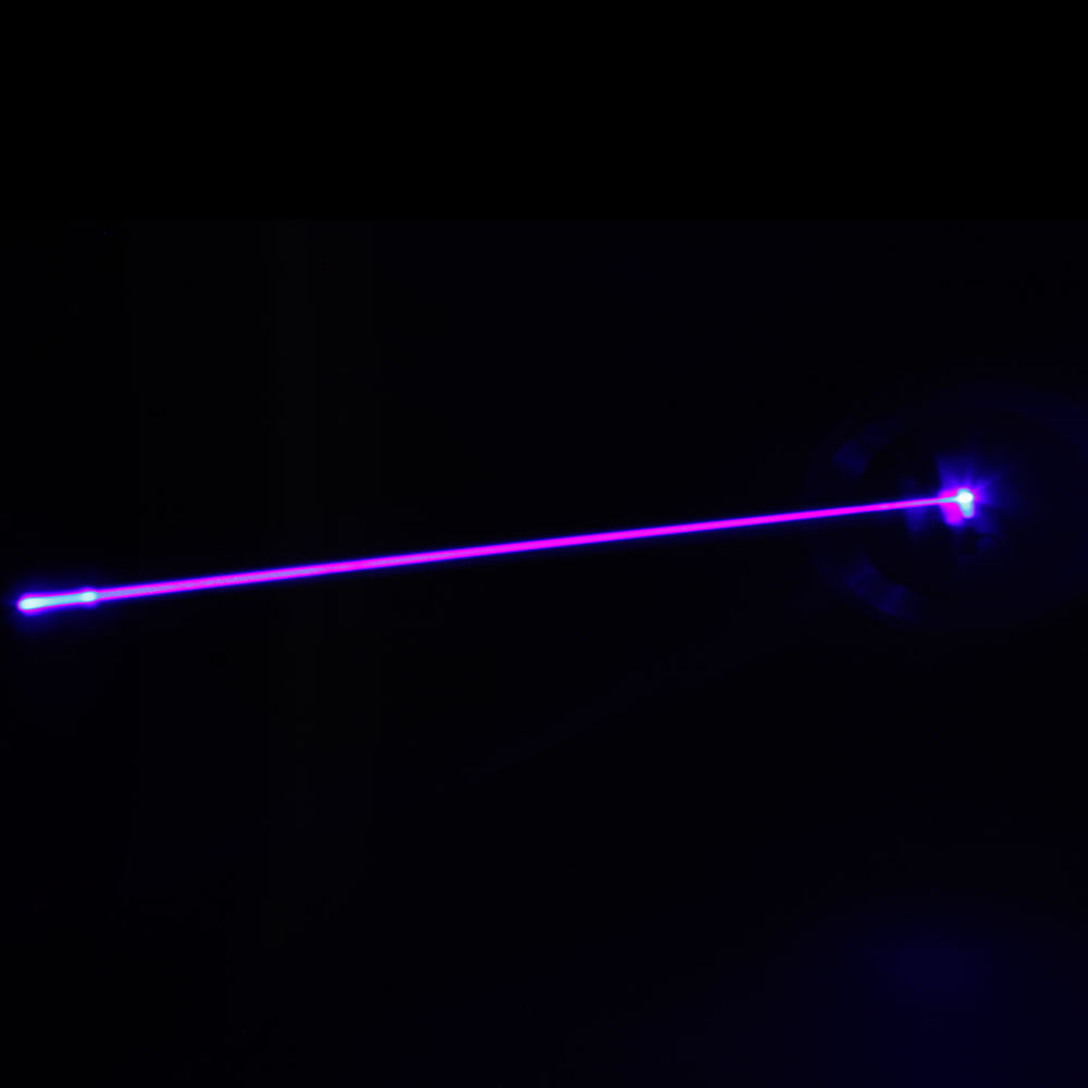 2000mW 450nm Einpunkt-blauer Laserstrahl Anti-Rutsch-Laserpointer