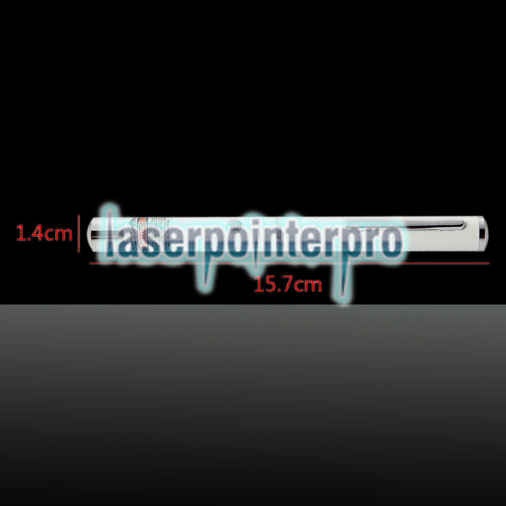 532nm 1mw grüner Laserstrahl Einpunkt-Laserpointer Pen White