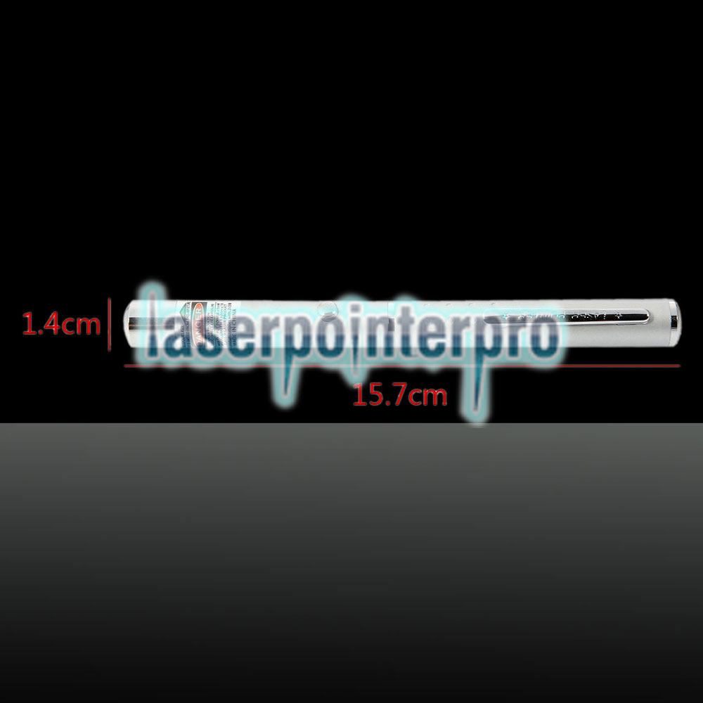 532nm 1mw Penna puntatore laser a raggio laser con raggio laser verde argento