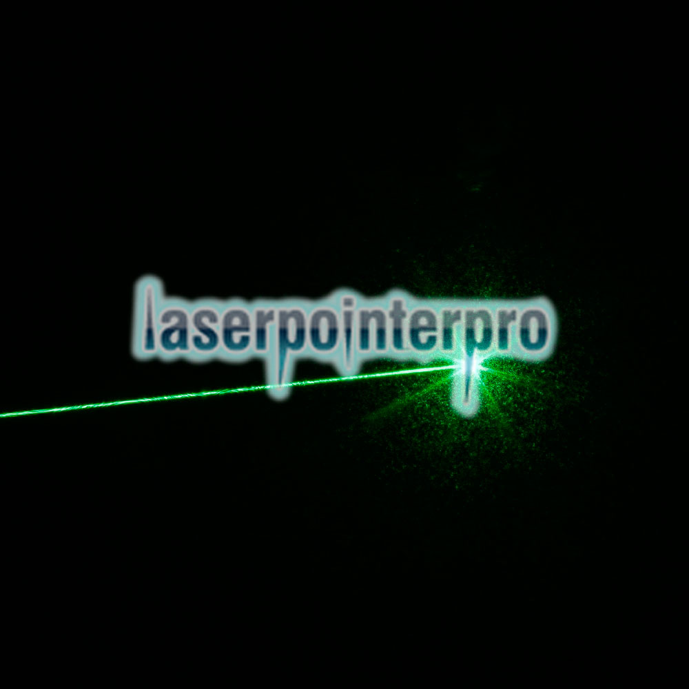 532nm 1mw Green Laser Beam Lápiz puntero láser de un solo punto plateado