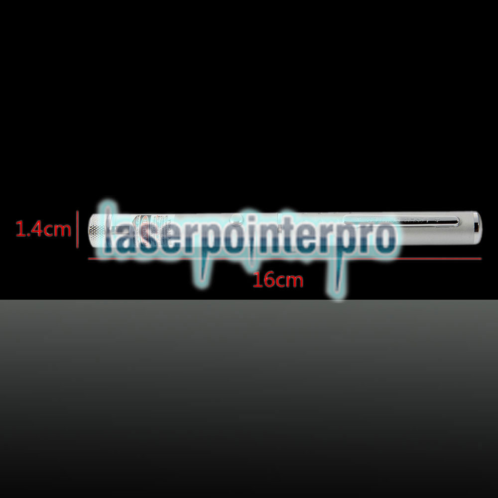 650nm 1mw Rotlichtstrahl Sternenhimmel & Einzelpunkt-Laserpointer Silber