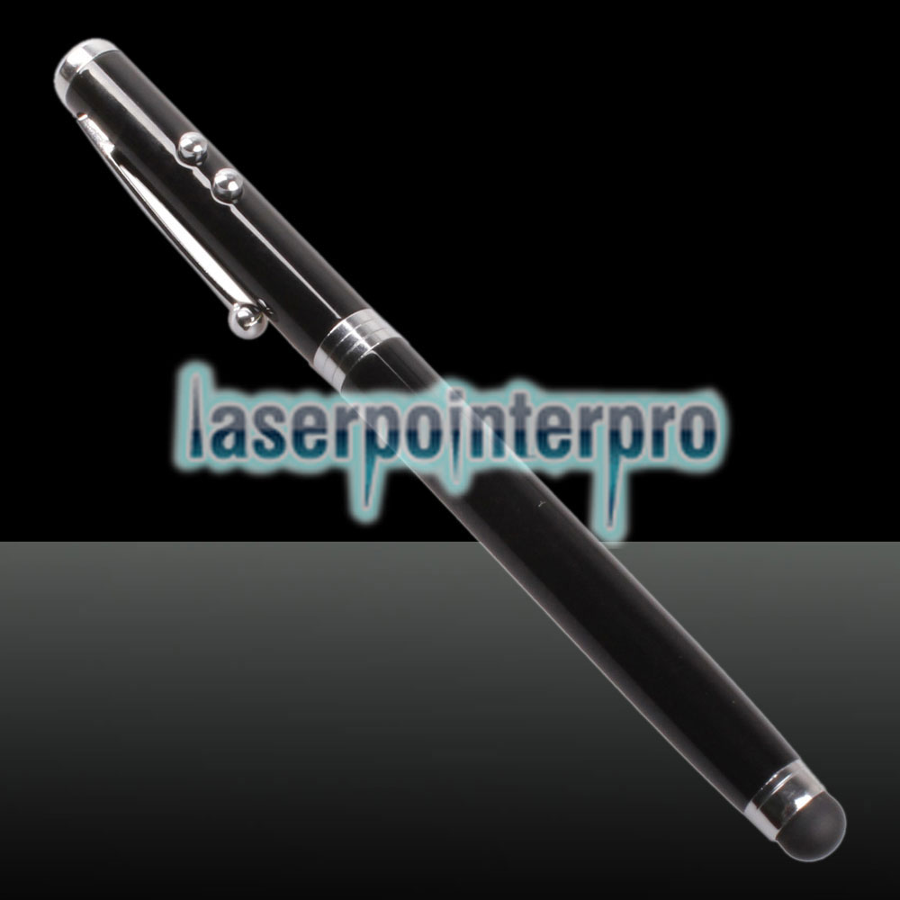 LT-DW 4 in 1 5mW 650nm Red Laser Beam Laser Pointer Pen Black