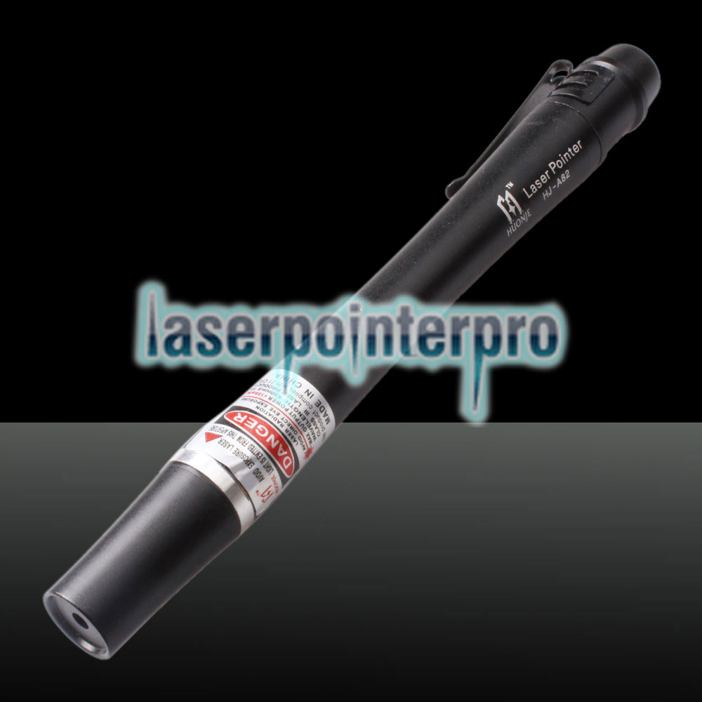 LT-650 300mW Mini-Taschenlampe Form Rotlicht Laserpointer Schwarz