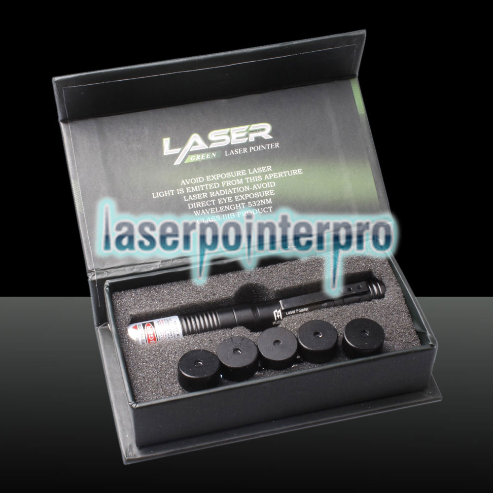 50mW 5-en-1 mini stylo laser rouge lumière pointeur noir - FR -  Laserpointerpro