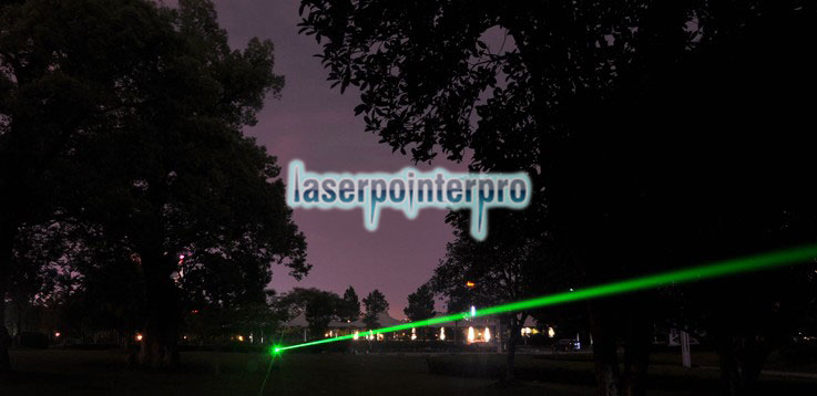 500mW 2-in-1 Zweifarbig Grün Rotlicht Laserpointer Kit Schwarz