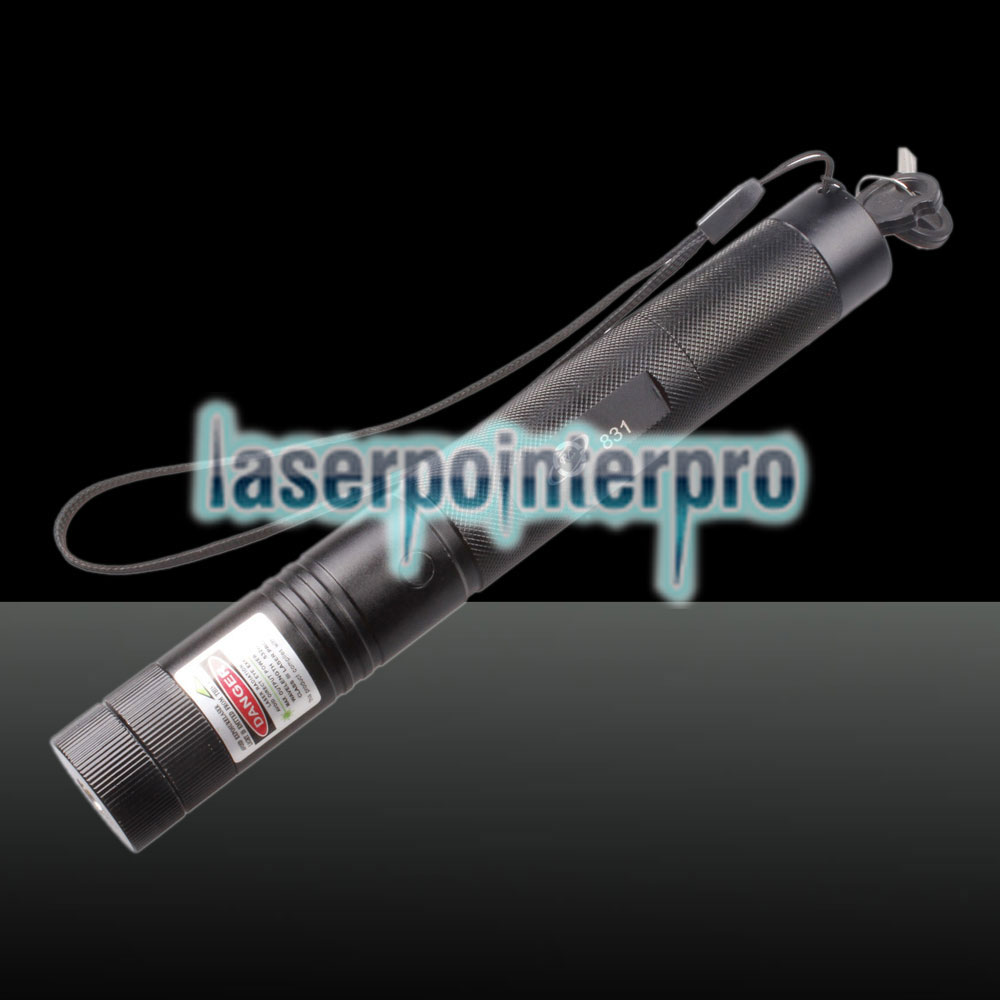 200mW 532nm 650nm 2-en-1 Dual Color Verde Rojo Luz Laser Pointer Pen Negro