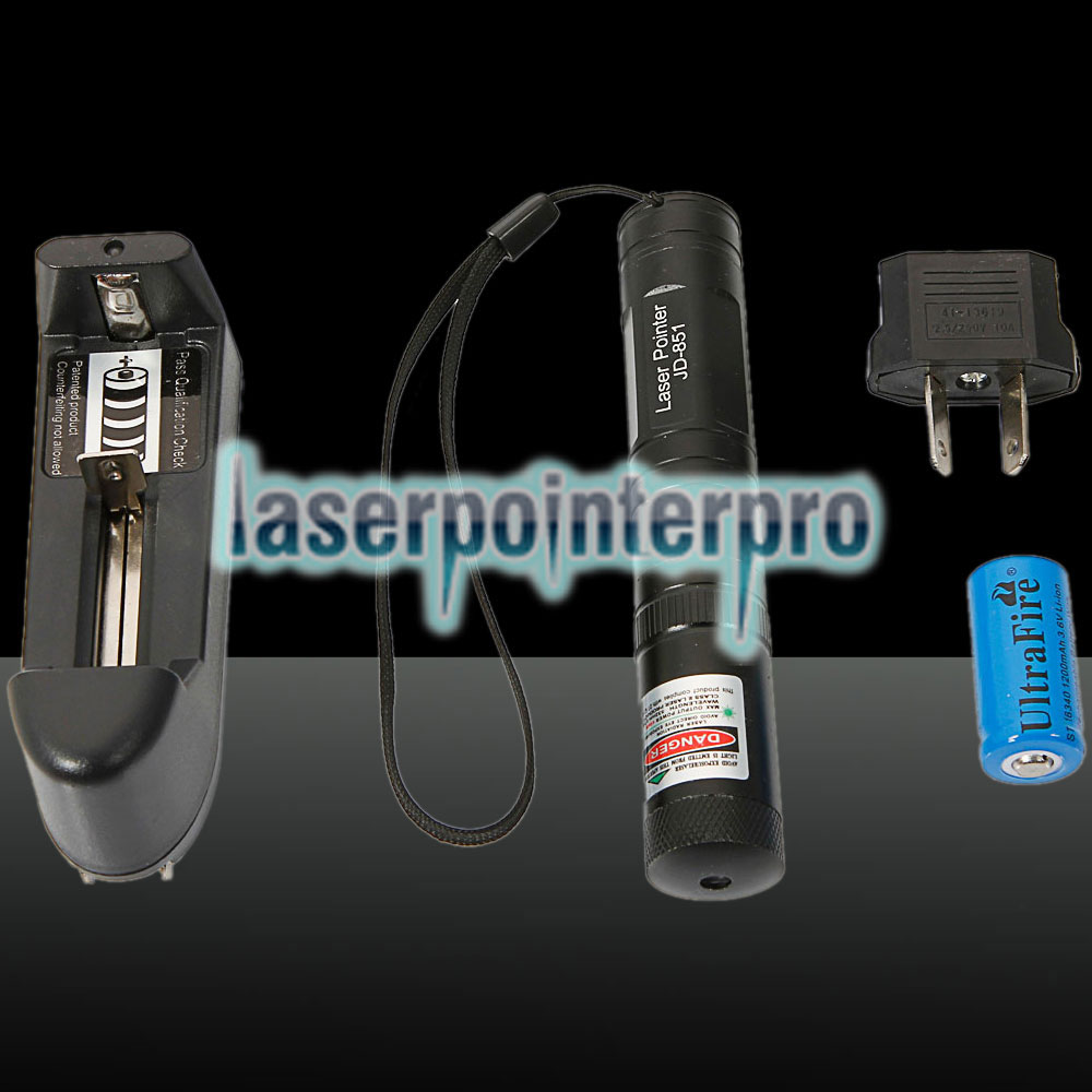 1 mw 532nm feixe de luz tailcap interruptor recarregável caneta ponteiro laser com carregador preto 851