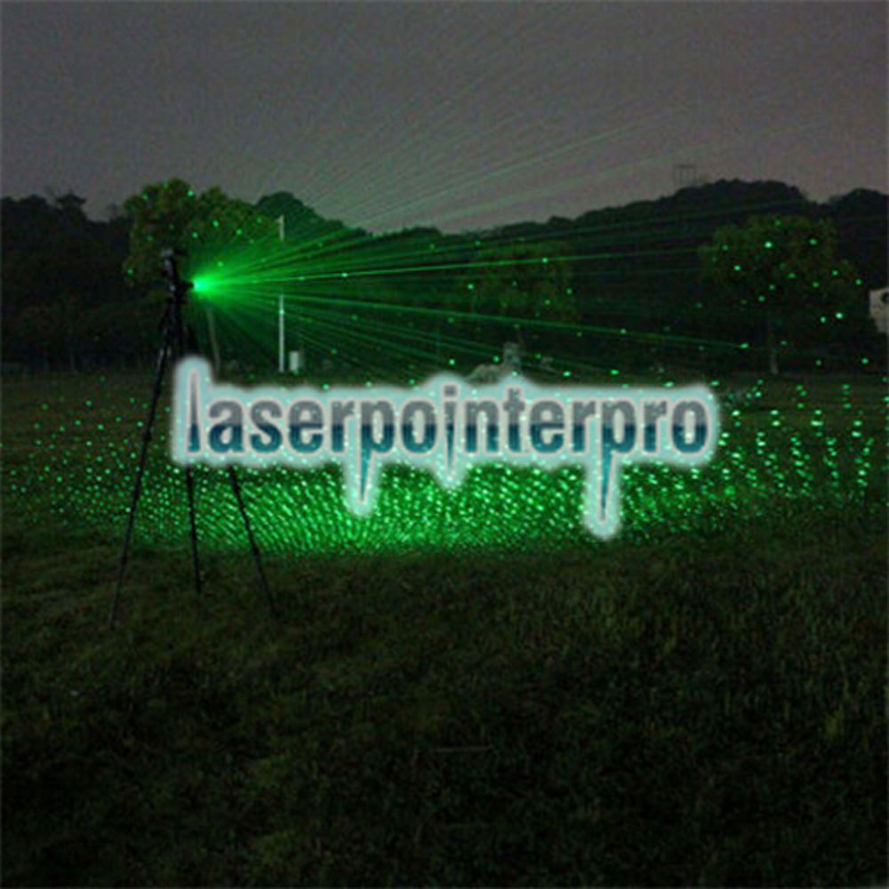 300mw 532nm Green Beam Light Starry Sky Light Style All-steel Laser Pointer Pen Bright Metal Color