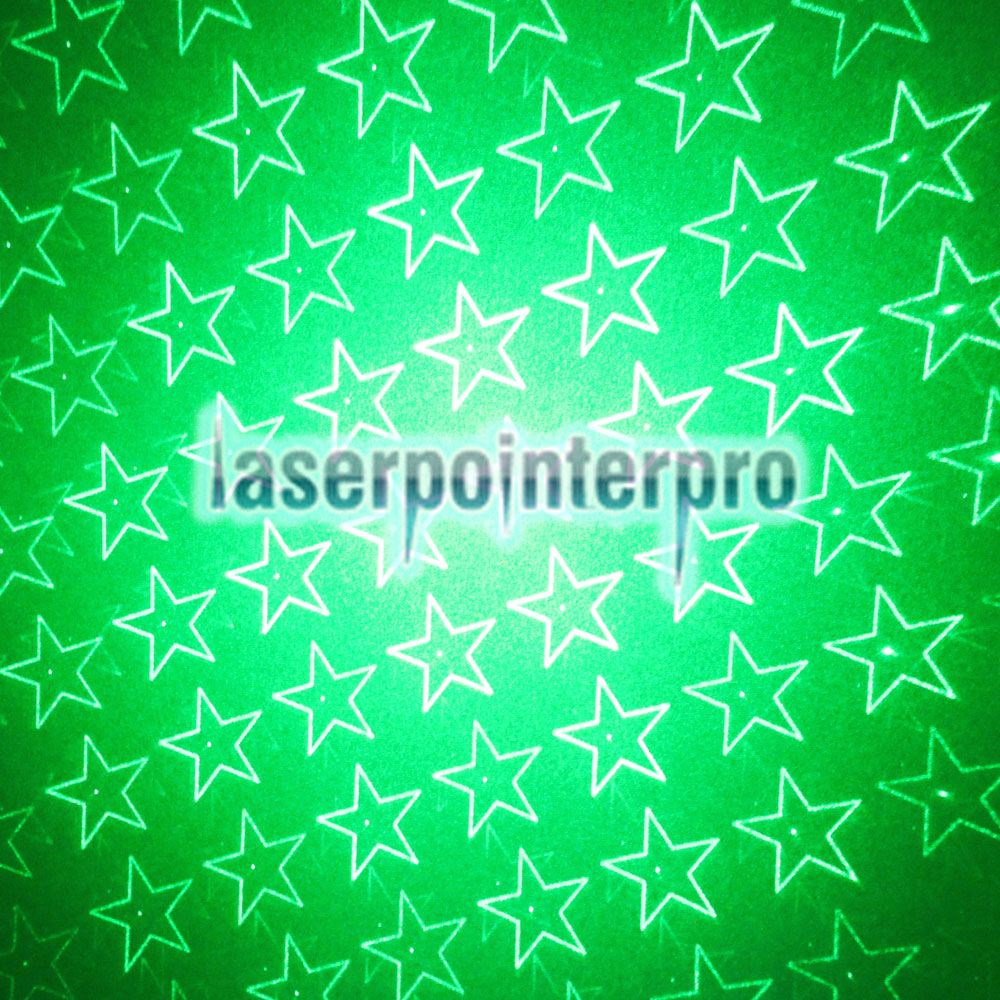 400mW 532nm faisceau vert 6 stylos pointeur laser de styles de lumière de ciel étoilé avec support noir
