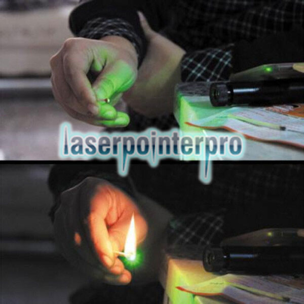 Laser 301 1mW 532nm Green Beam Light Einpunkt-Laserpointer Schwarz