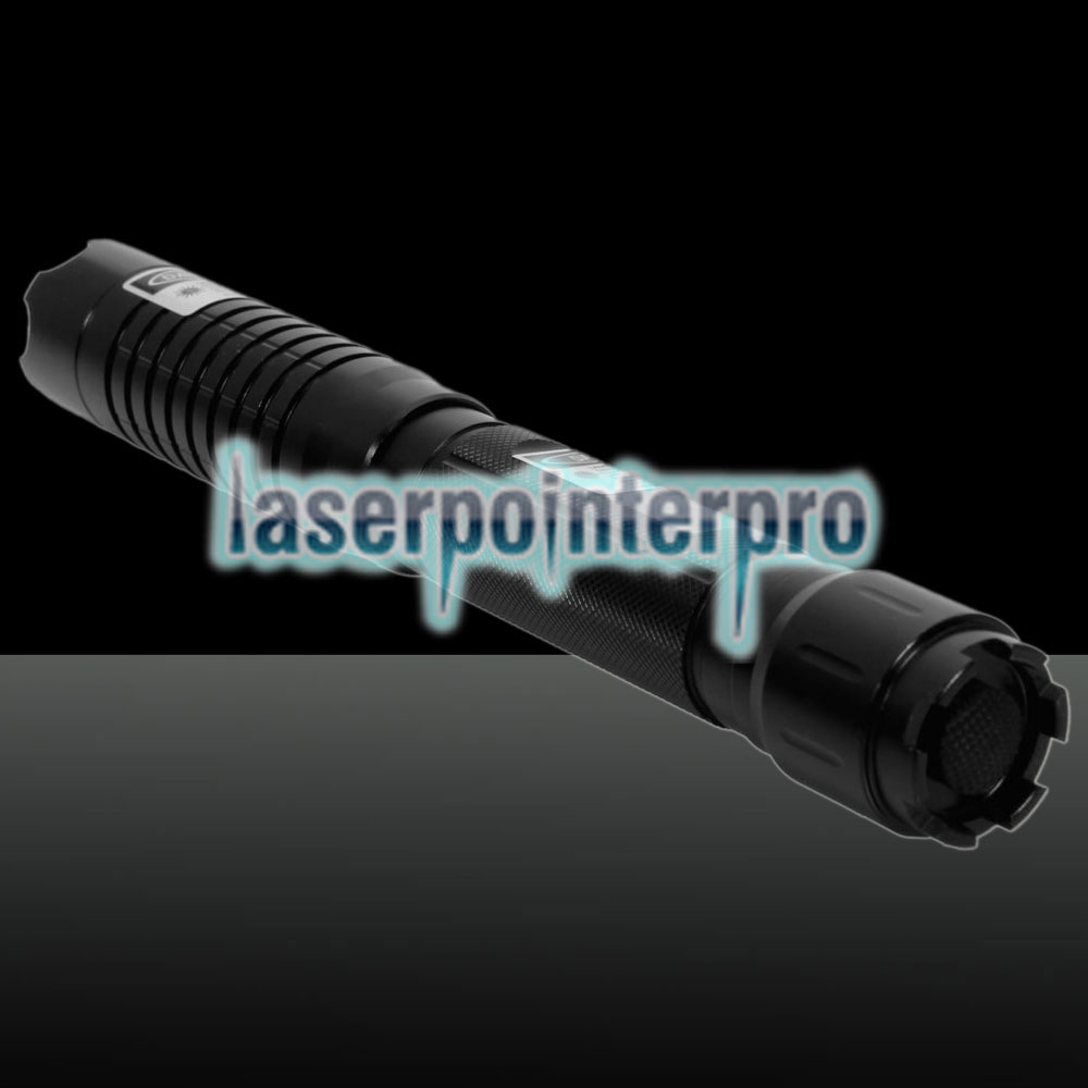5000mW 450nm Blue Beam Laser Pointer Pen Kit com baterias e carregador