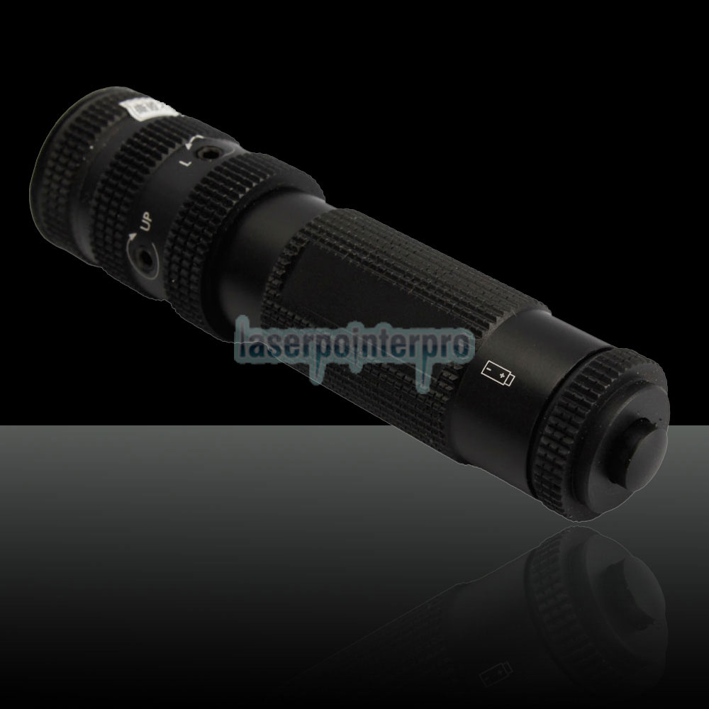 100mW 532nm mirino laser verde con attacco pistola nero TS-G07 (con una batteria 16340)