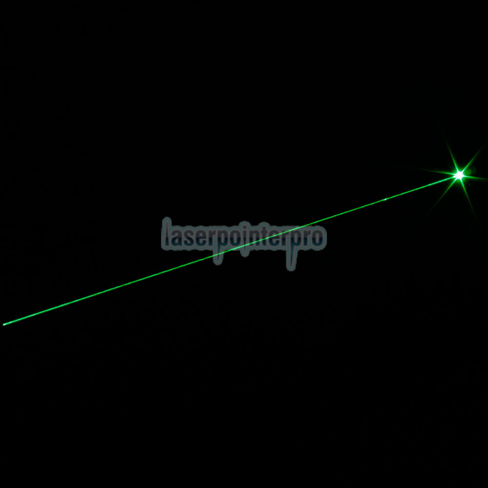 Visor de láser verde de 100 mW 532 nm con montaje de pistola negro TS-G07 (con una batería 16340)