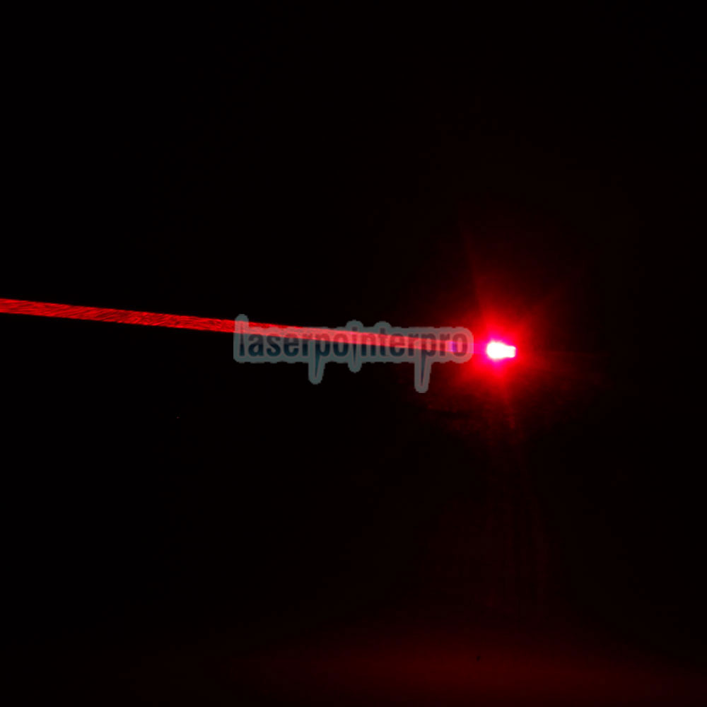 5mW 650nm mira láser roja y linterna LED con montaje de pistola (con dos baterías CR123)