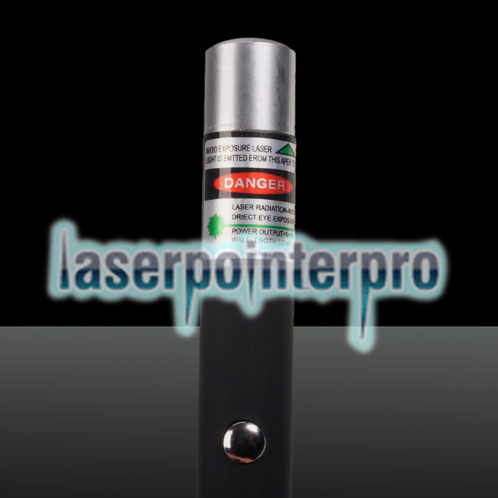 Puntatore laser verde medio aperto da 5 mW 532 nm (senza confezione) Nero