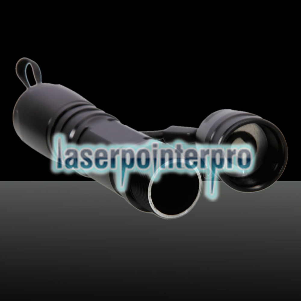 300mW professioneller grüner Laserpointeranzug mit 16340 Akku & Ladegerät schwarz (619)