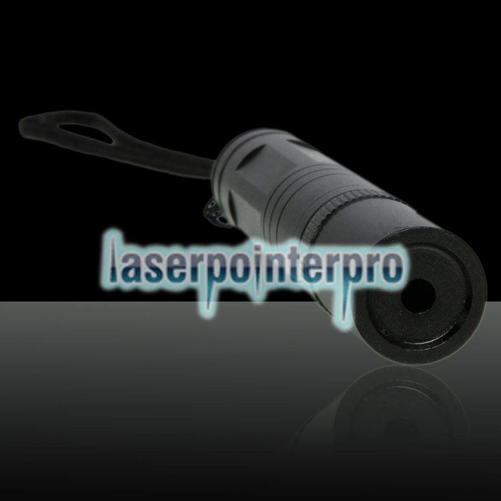 200MW Professioneller Rotlicht-Laserpointer mit Box (Lithium-Batterie CR123A) Schwarz