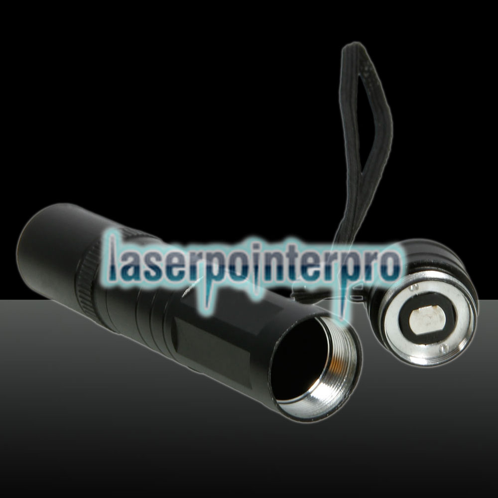 200MW Professioneller Rotlicht-Laserpointer mit Box (Lithium-Batterie CR123A) Schwarz