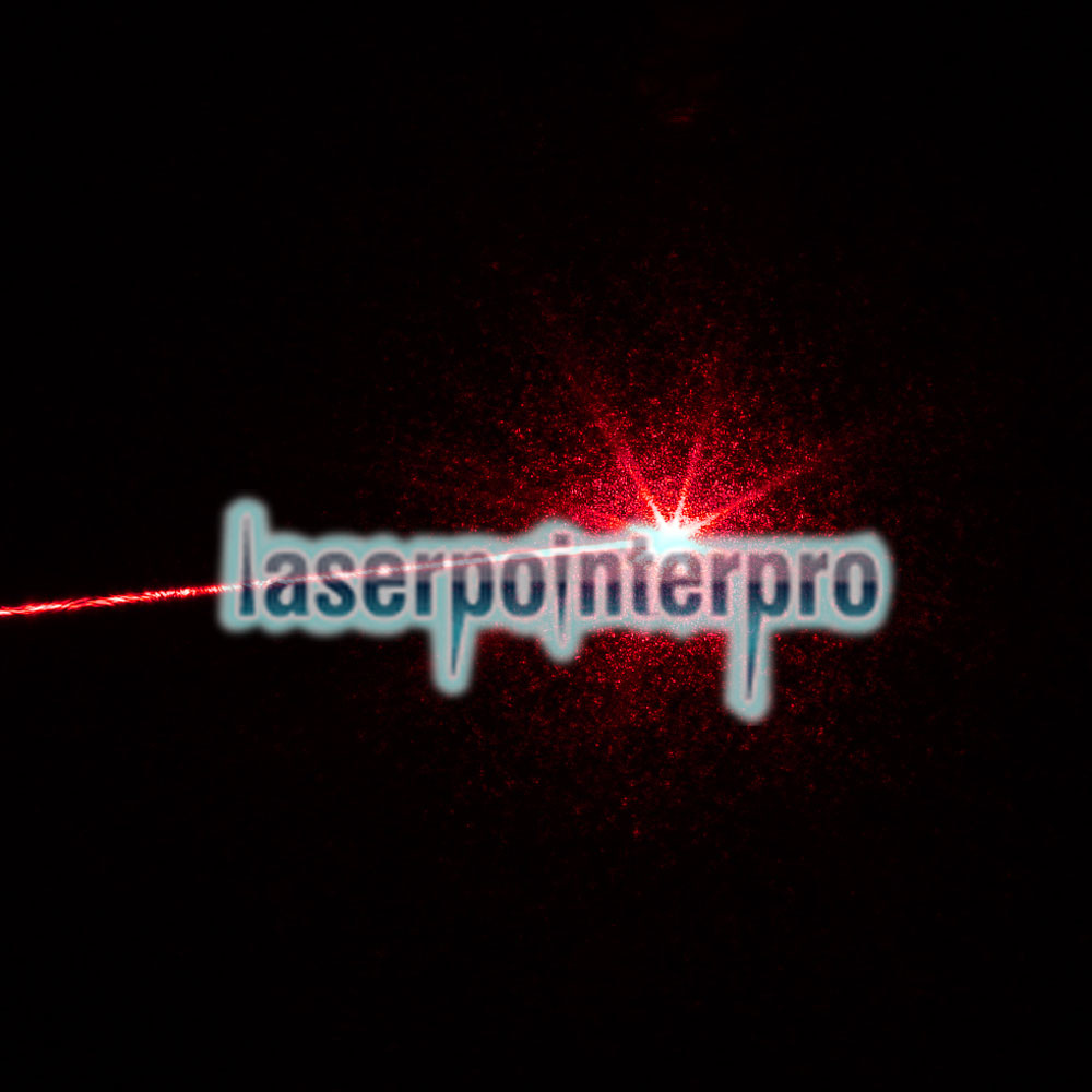 Stylo pointeur laser nu 300mW moyen ouvert étoile lumière rouge nu argent