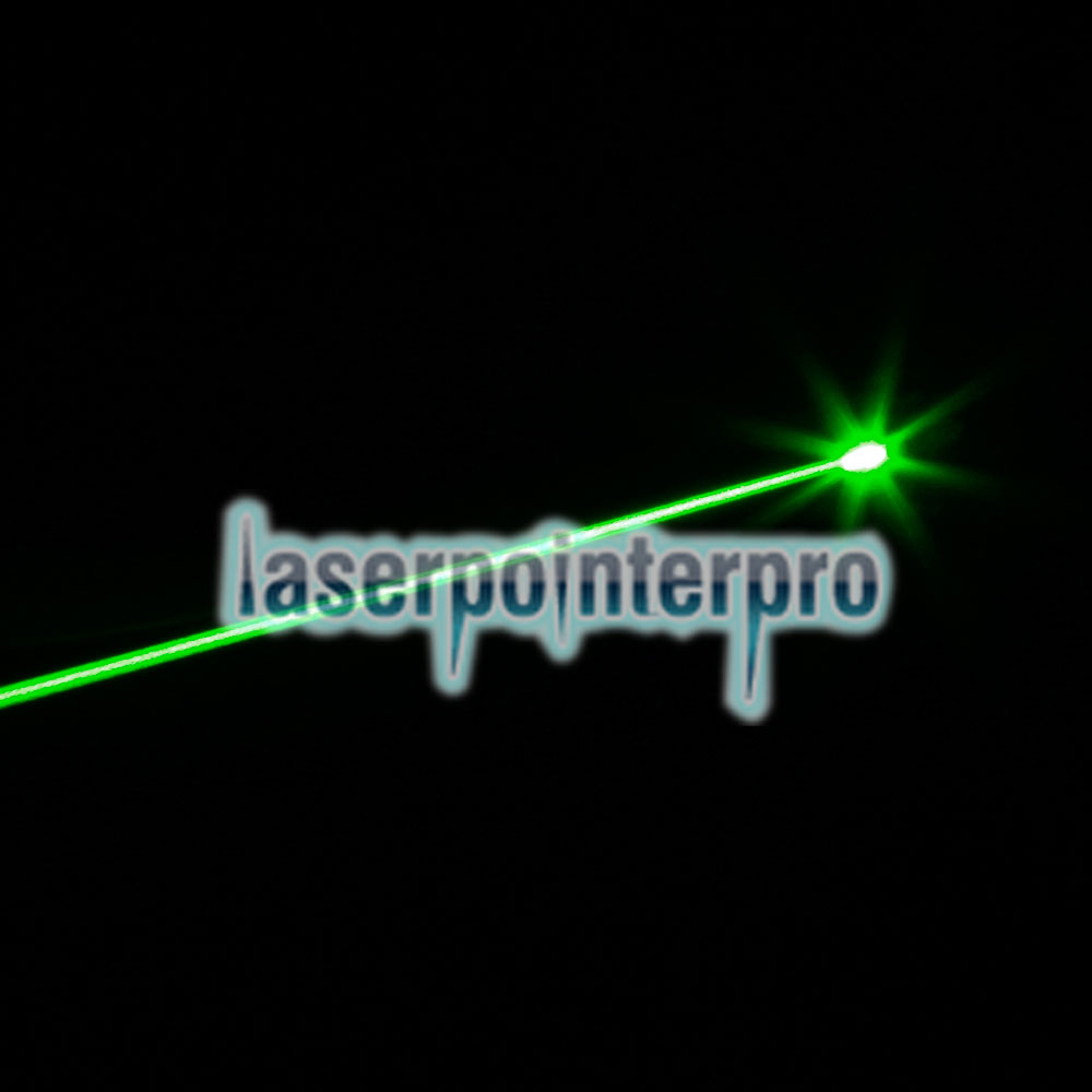 Visée laser verte 200MW 532nm avec support pour arme à feu (avec 1 pile CR2 3V + boîtier), noir
