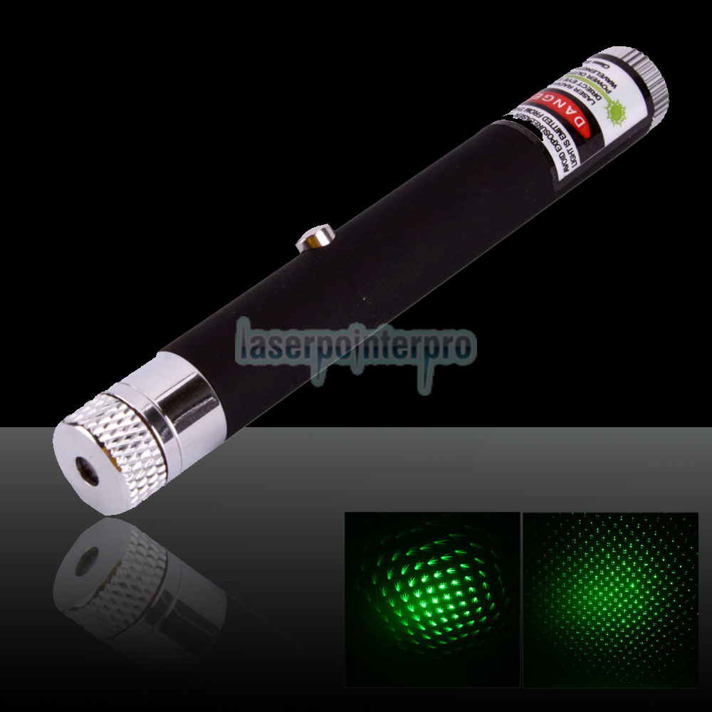 Pointeur laser vert à effets spéciaux légers de 30mW 532nm étoiles