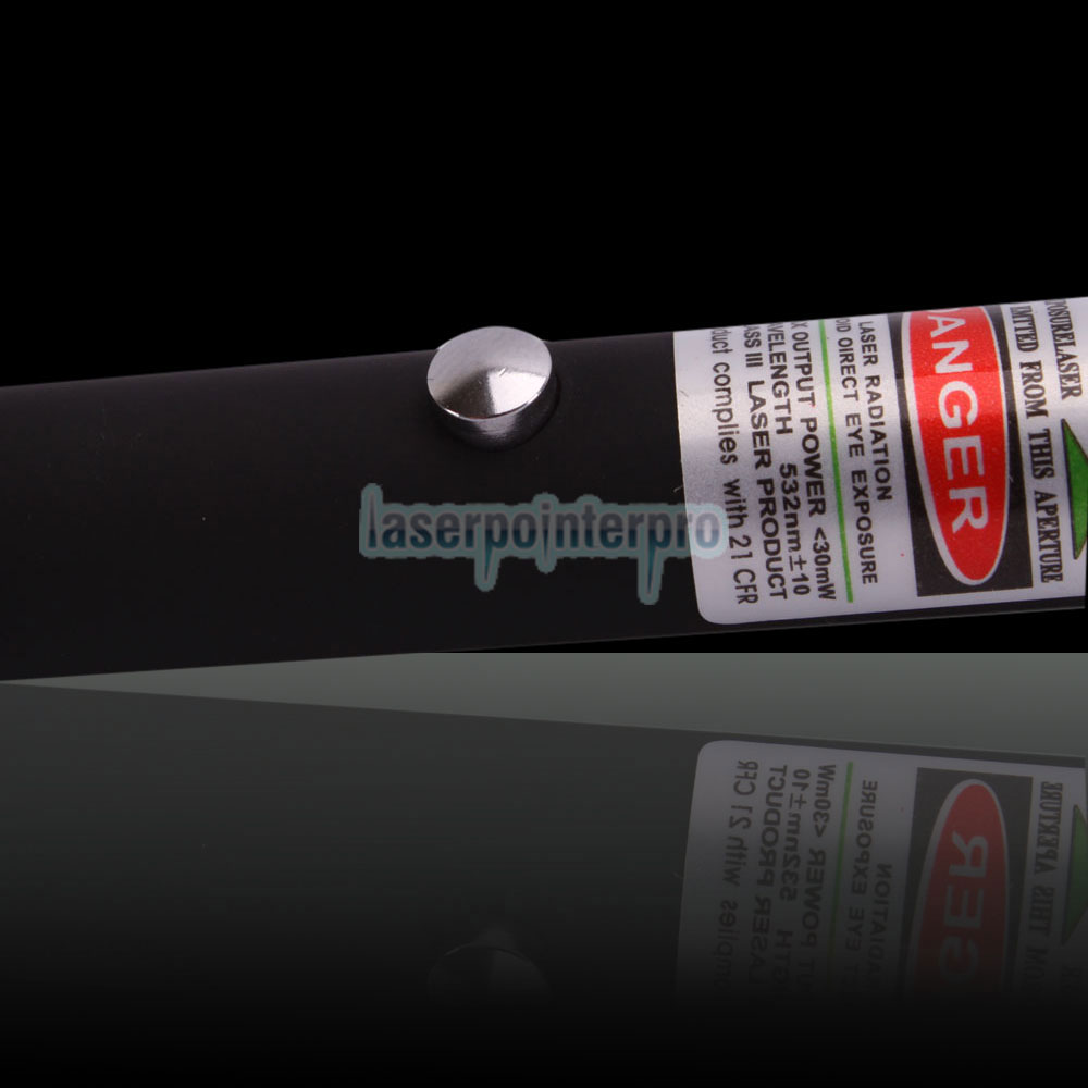 30mW 532nm Open-back Green Laser Pointer Pen