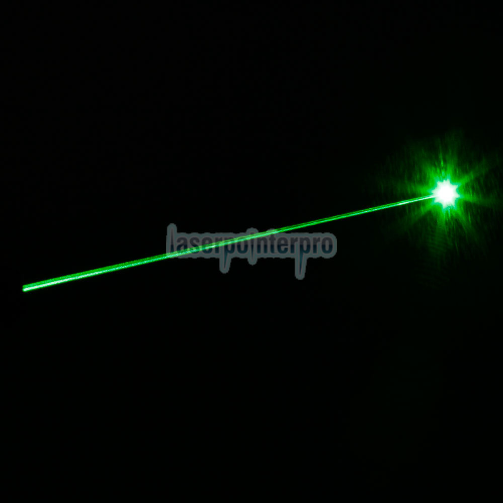 50mW 532nm Ponteiro Laser Verde de Aço Aberto-atrás