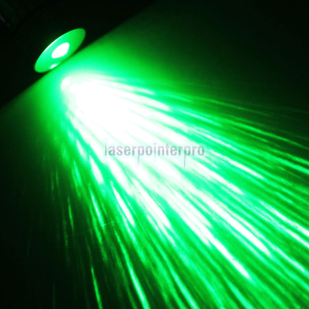 Lápiz con puntero láser verde caleidoscópico abierto de 5 mW 532 nm