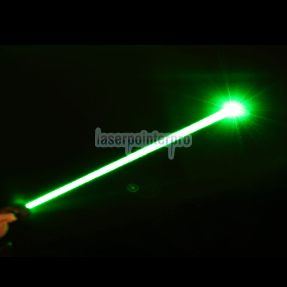 Stylo pointeur laser vert à focale fixe 100mW 532nm mi-ouvert