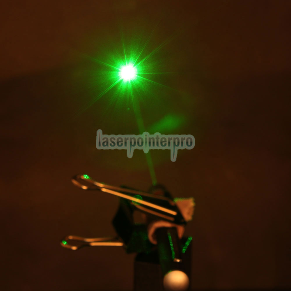 100mW 532nm Mid-open Fixed Focus Green Laser Pointer Pen