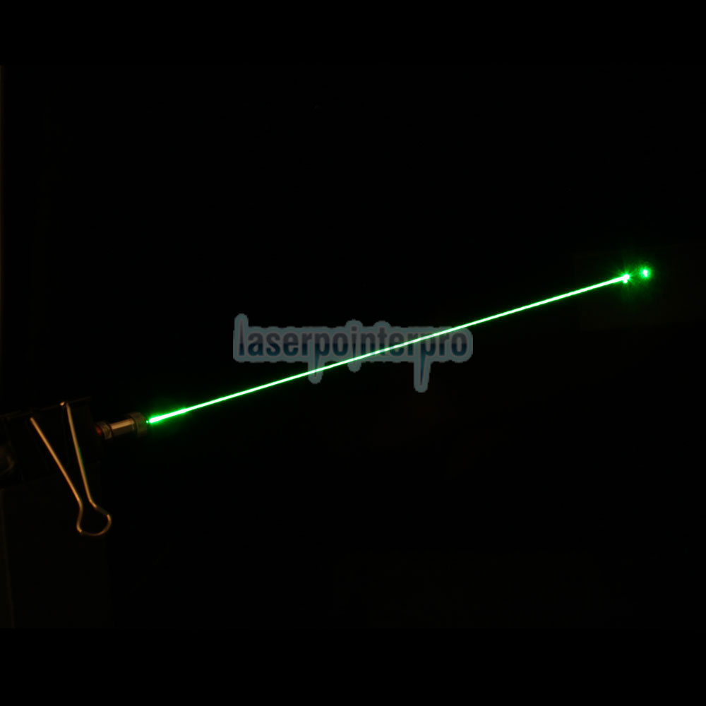 Stylo pointeur laser vert 50mW 532nm mi-ouvert avec batterie 2AAA
