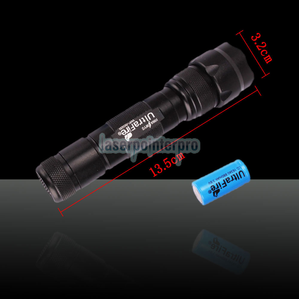 Pluma de puntero láser rojo estilo linterna 100mW 650nm con clip y batería 16340 gratis